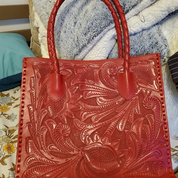 Handbags - LEATHER mexican tote LARGE
